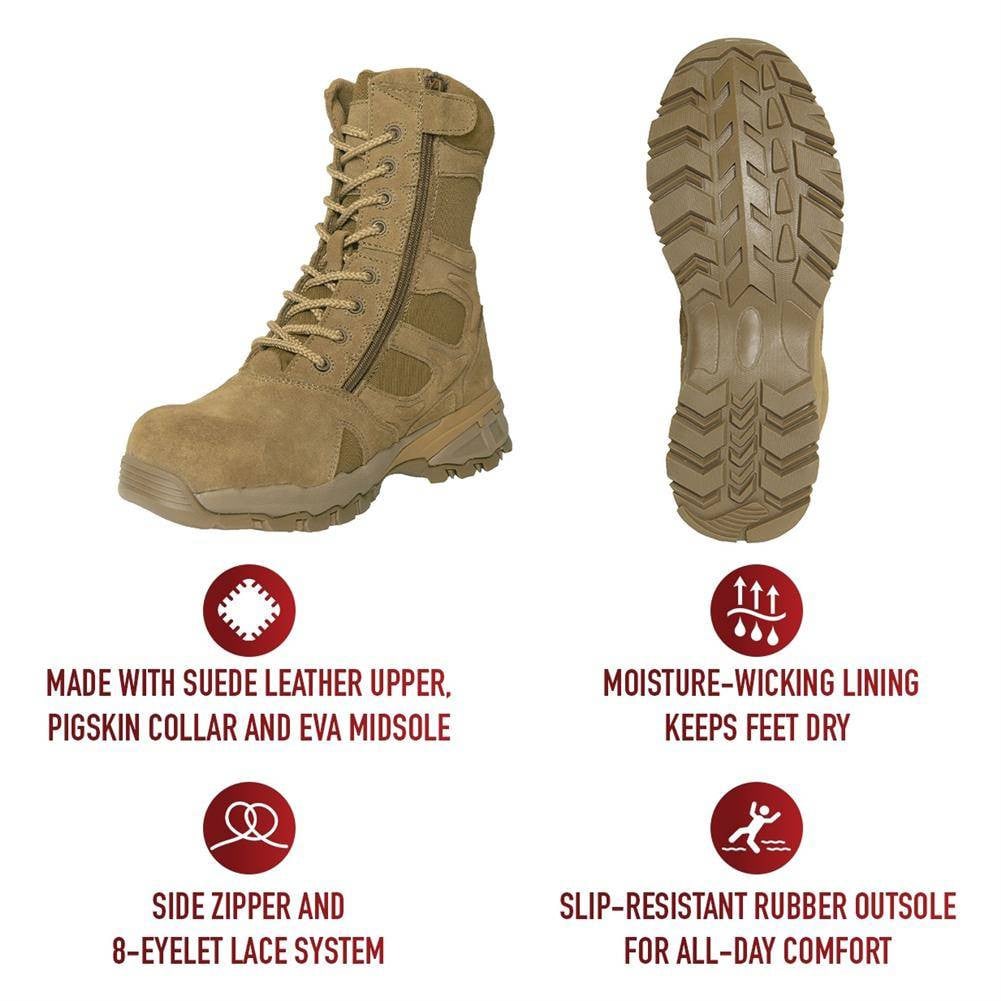 Men's Rothco 8" Speedlace Jungle Boots