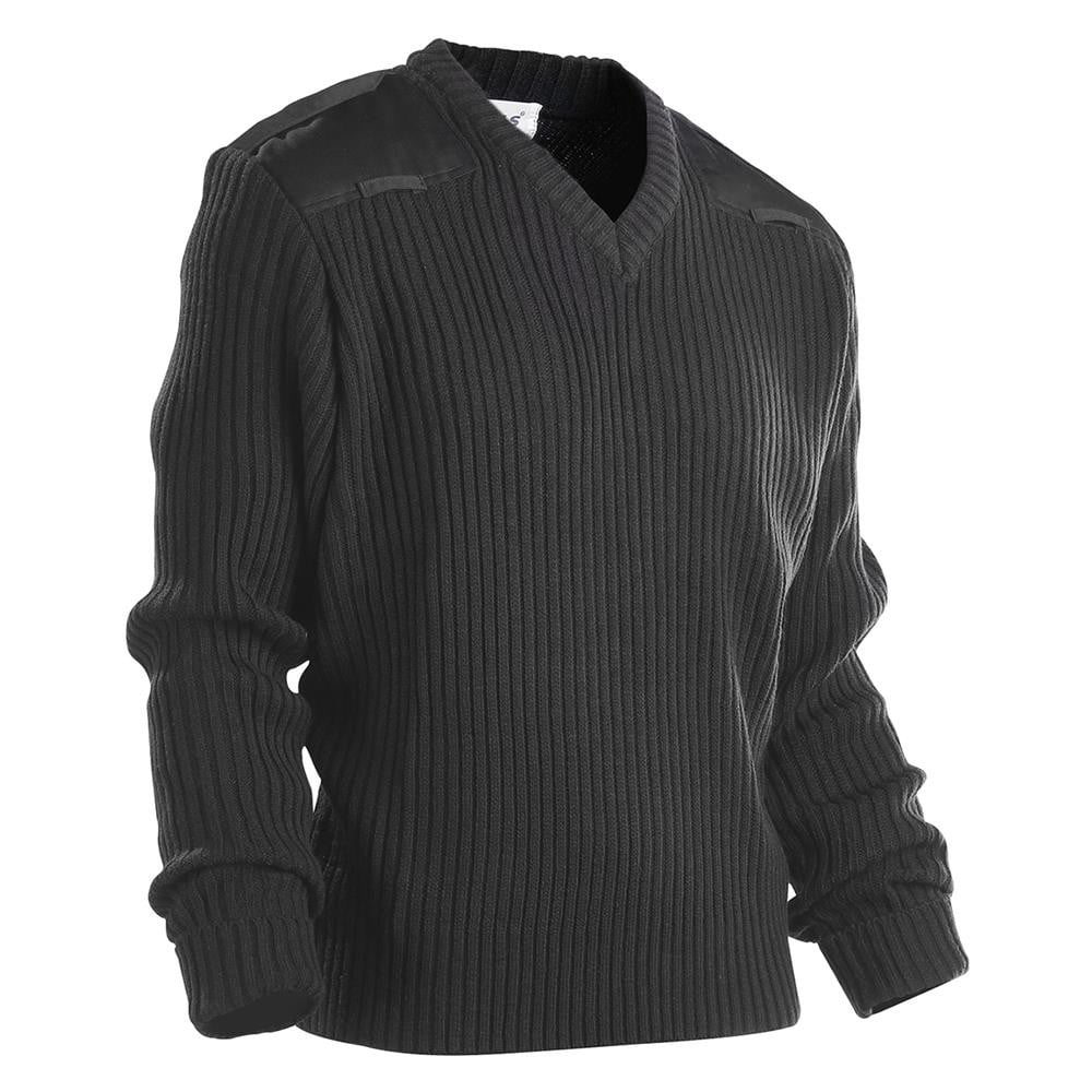 Men's Galls Commando V-Neck Acrylic Sweater
