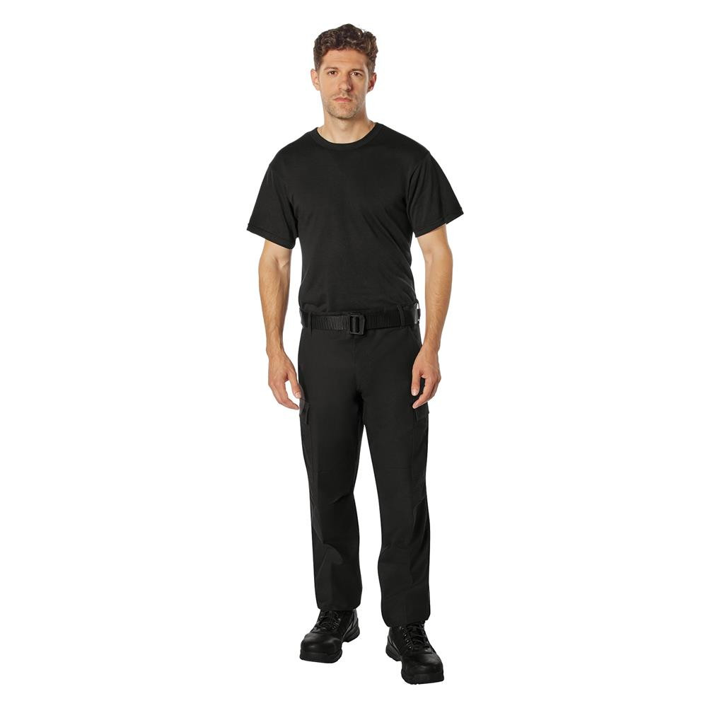 Men's Rothco Active Flex Fleece Lined Canvas Work Pants