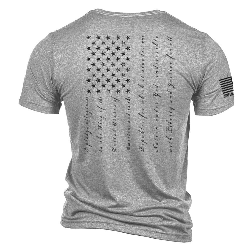 Men's Nine Line Tri-Blend The Pledge T-Shirt