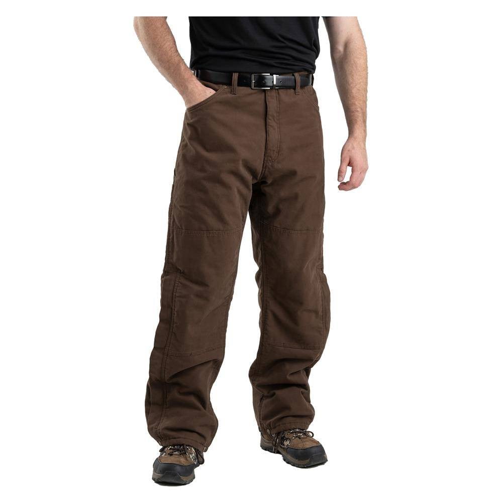 Men's Berne Workwear Highland Washed Duck Insulated Outer Pants