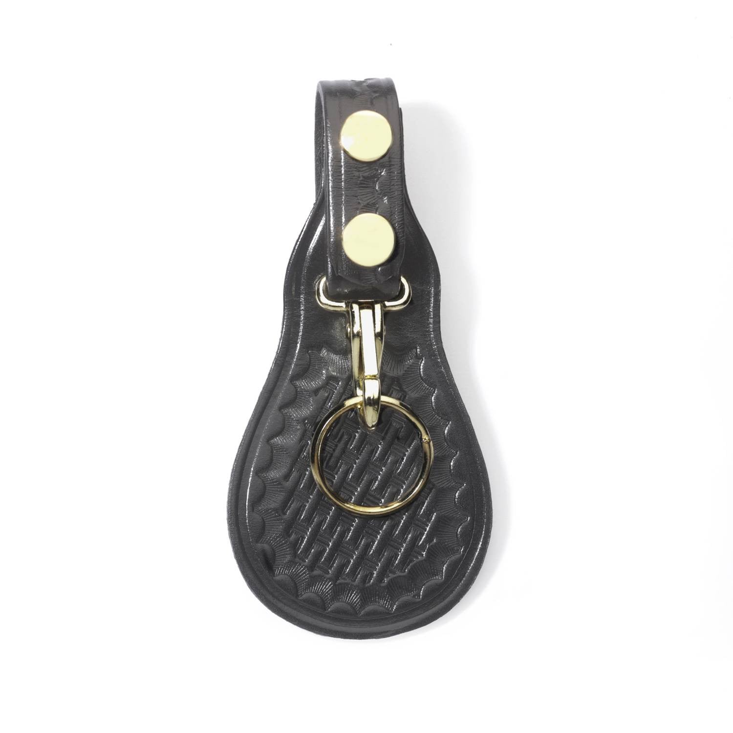 Gould & Goodrich Leather Key Strap with Flap
