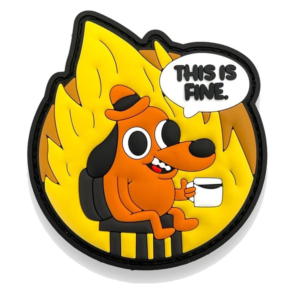 Shellback Tactical This Is Fine  Morale Patch