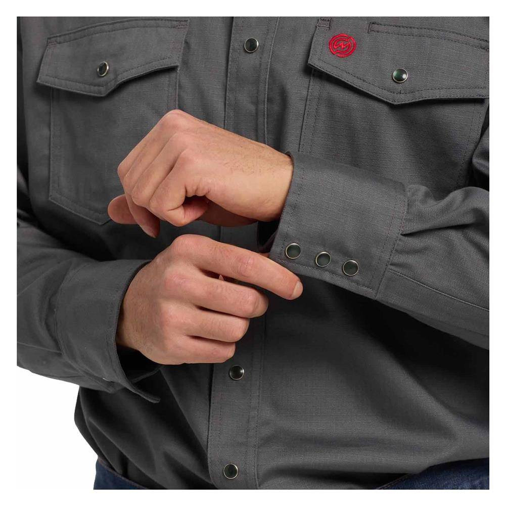 NKE FR Golden Eagle Crest Work Snap Shirt