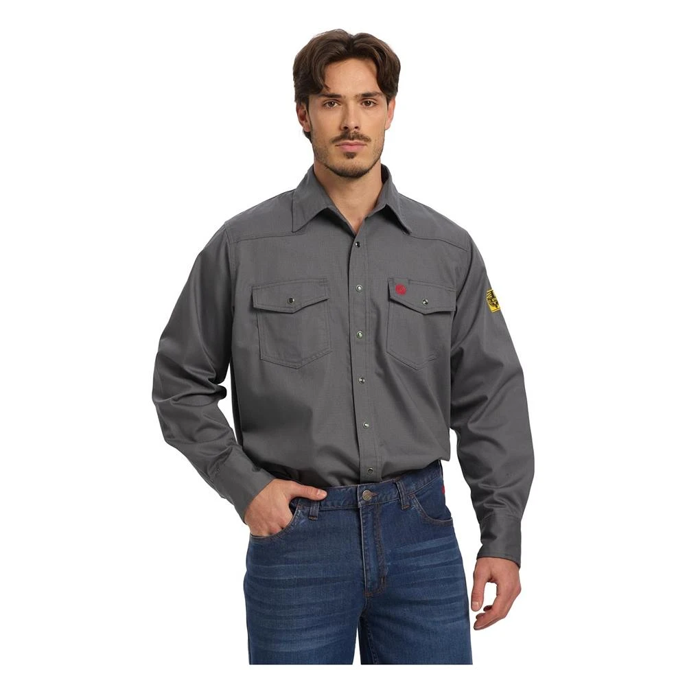 NKE FR Golden Eagle Crest Work Snap Shirt