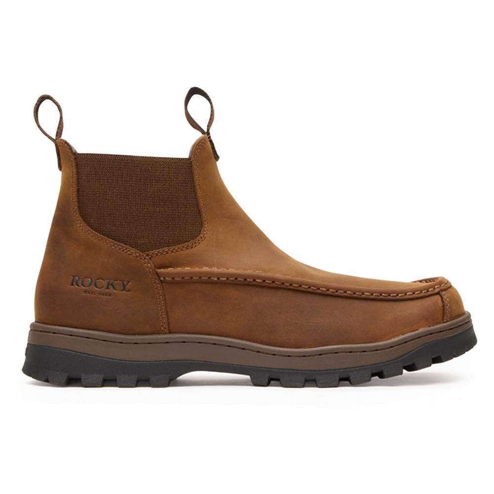 Rocky Men's Outback LTE Moc Toe Chelsea Outdoor Boots