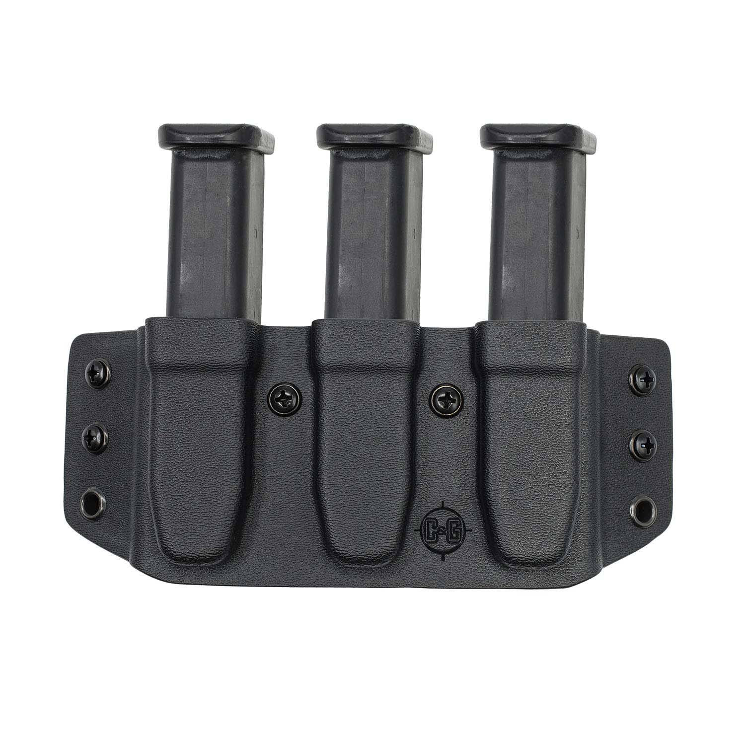 C&G Holsters OWB Triple Slim Mag Kydex Holder