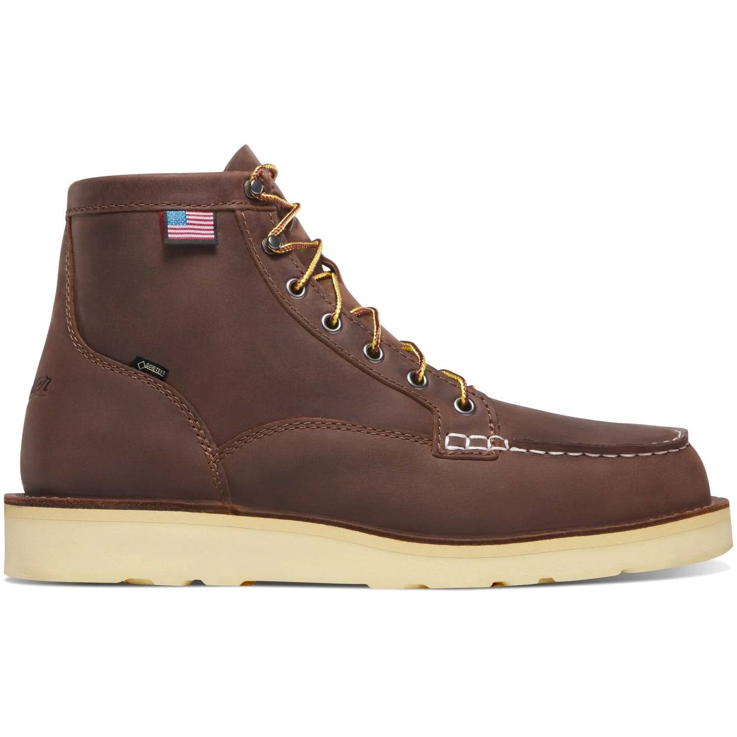 Danner Men's Bull Run 6" Moc Toe GORE-TEX Steel Toe Boots
