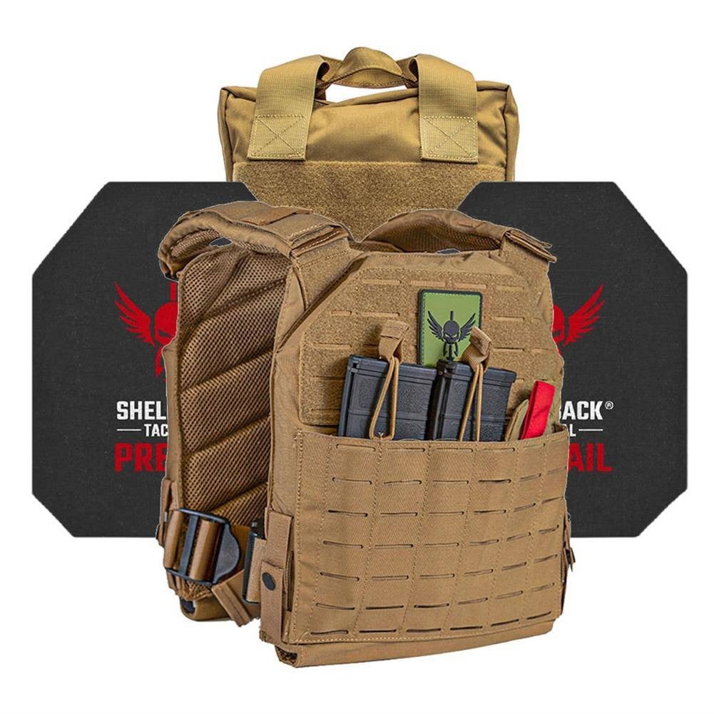 Shellback Tactical Defender 2.0 Active Shooter Armor Kit / Level IV Model 4S17 Armor Plates