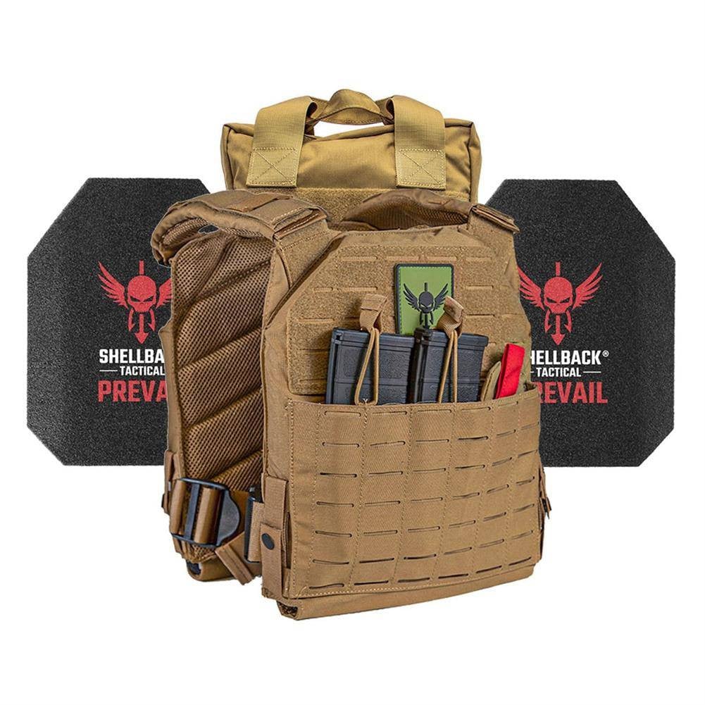 Shellback Tactical Defender 2.0 Active Shooter Armor Kit / Level III Model AR1000 Armor Plates