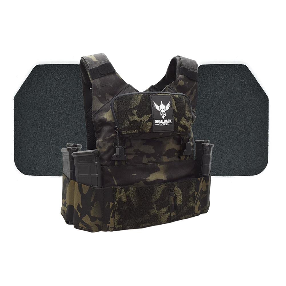 Shellback Tactical Stealth 2.0 Body Armor Kit / Level III+ P5mmSAO Armor Plates