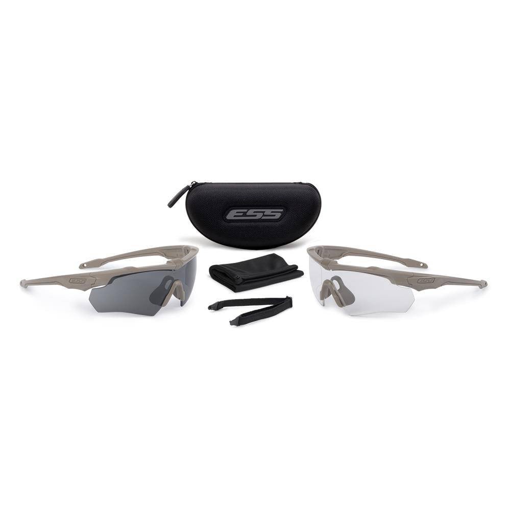ESS Crossblade 2X Terrian Tan with Clear and Smoke Gray