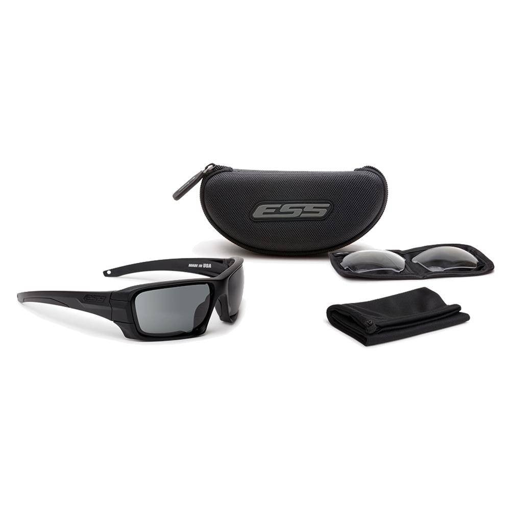ESS Rollbar Black with Clear & Smoke Gray Subdued Logo Eyeshield