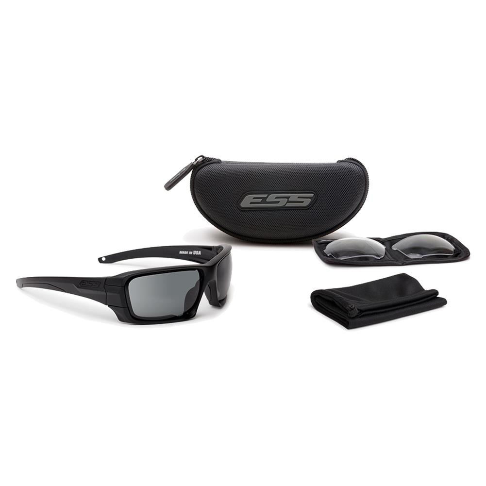 ESS Rollbar Black with Clear & Smoke Gray Subdued Logo Eyeshield