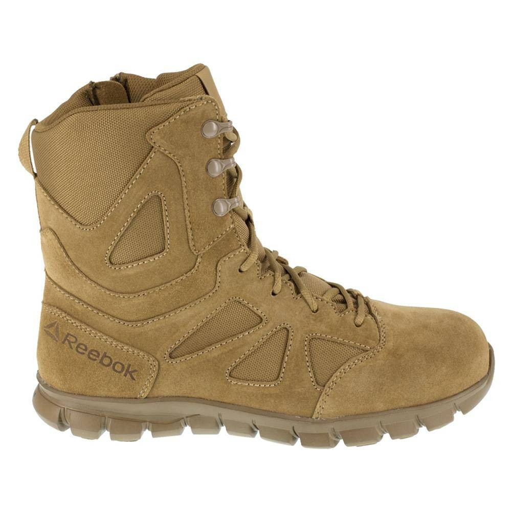 Men's Reebok 8" Sublite Cushion Tactical Composite Toe Side-Zip Boots