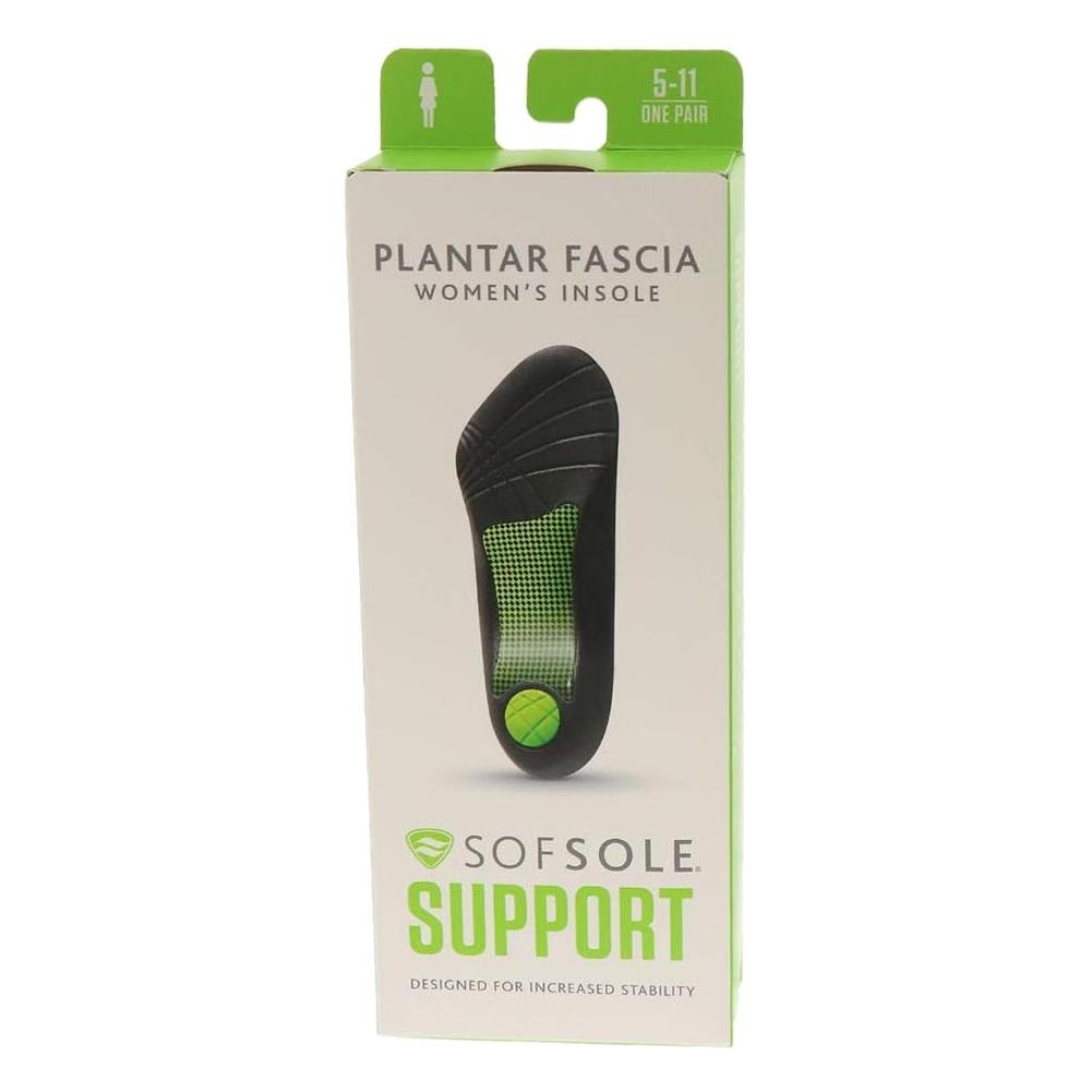 Women's Sof Sole Plantar Fascia Support Gel Insoles