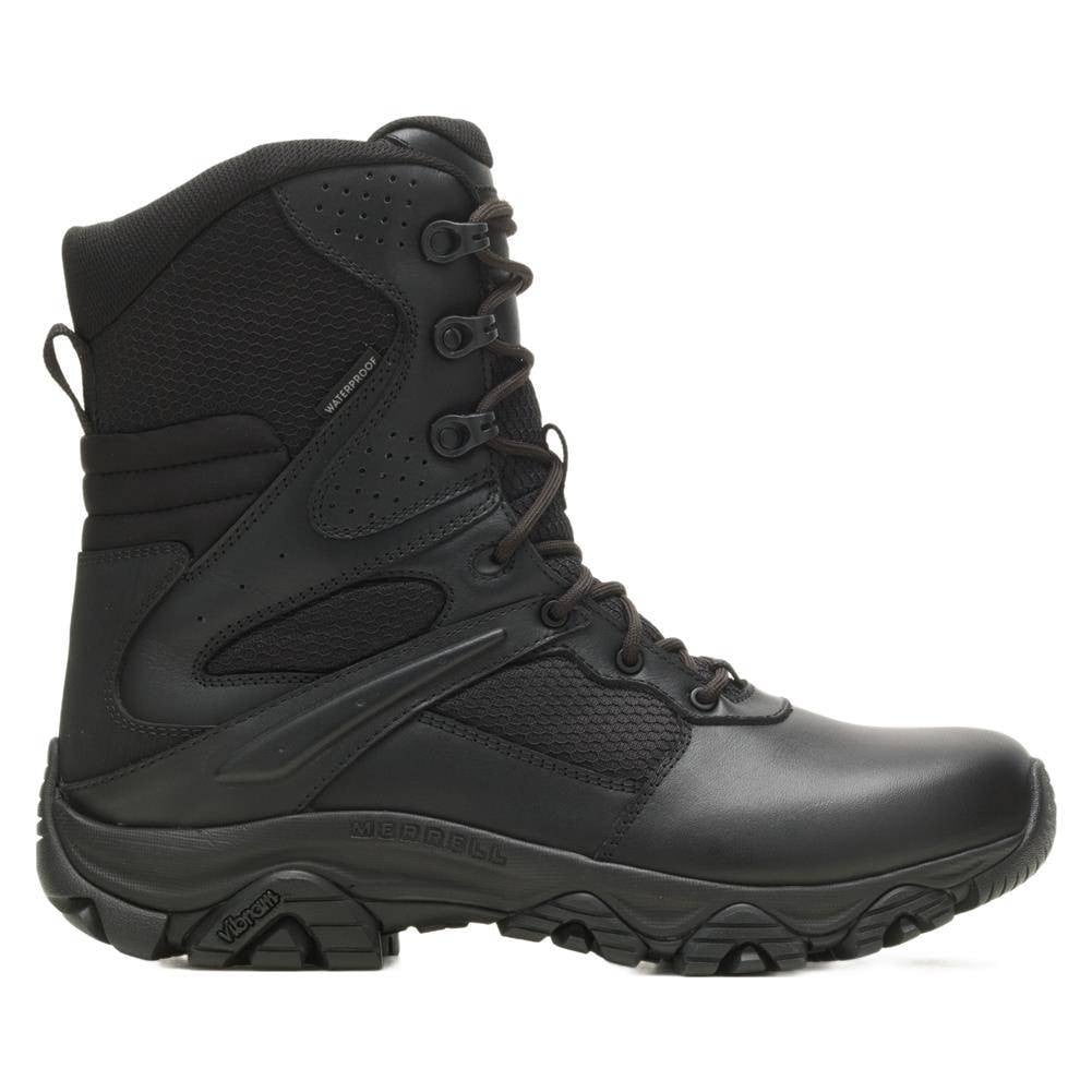 Men's Merrell 8" Moab 3 Response Tactical Side-Zip Waterproof Boots