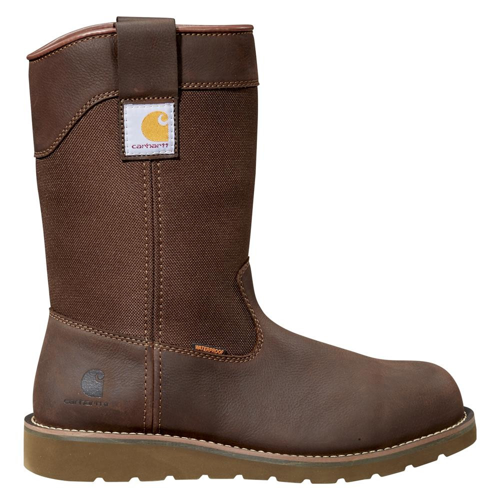 Men's Carhartt 10" Wellington Wedge Steel Toe Waterproof Boots
