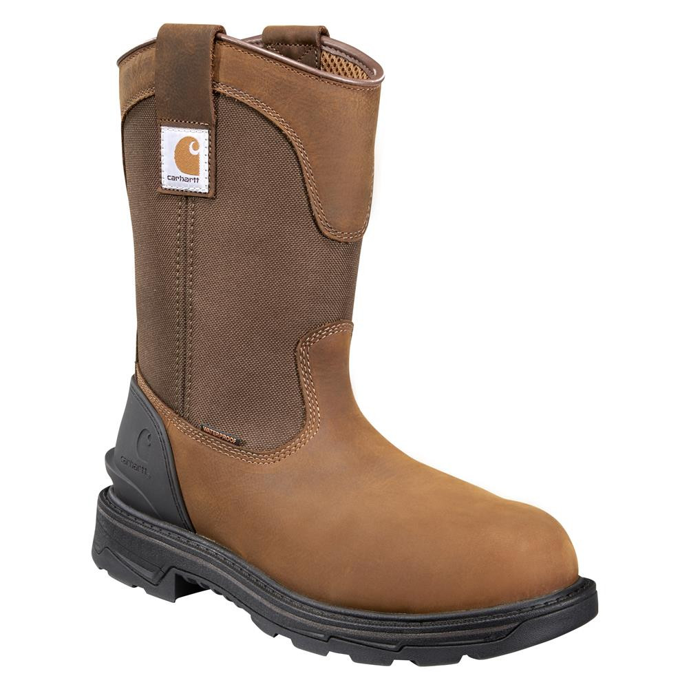 Men's Carhartt 11" Ironwood Wellington Alloy Toe Waterproof Boots
