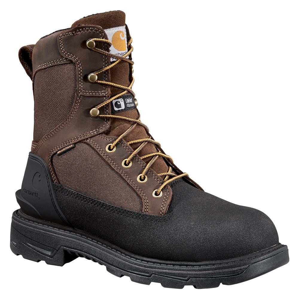 Men's Carhartt 8" Ironwood 400G Alloy Toe Waterproof Boots