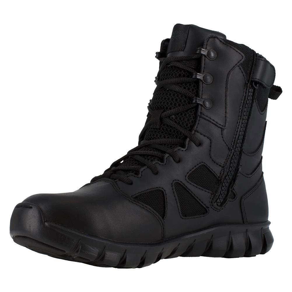 Women's Reebok 8" Sublite Cushion Tactical Waterproof Boot Side-Zip Boots