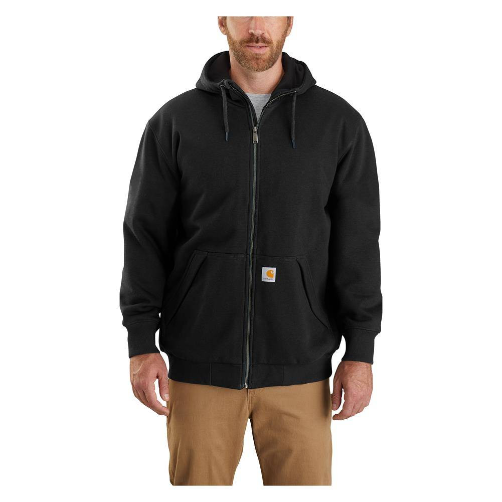 Men's Carhartt Rain Defender Loose Fit Midweight Thermal-Lined Full-Zip Sweatshirt