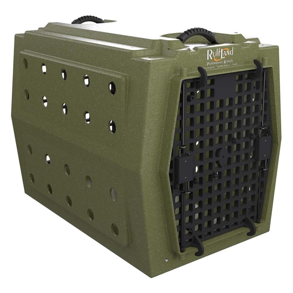 Ruff Land Kennels Intermediate Kennel, Double Door (Front And Back