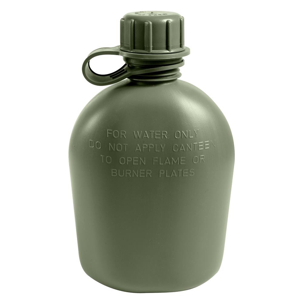 Rothco G.I. 3 Piece 1 QT Plastic Canteen