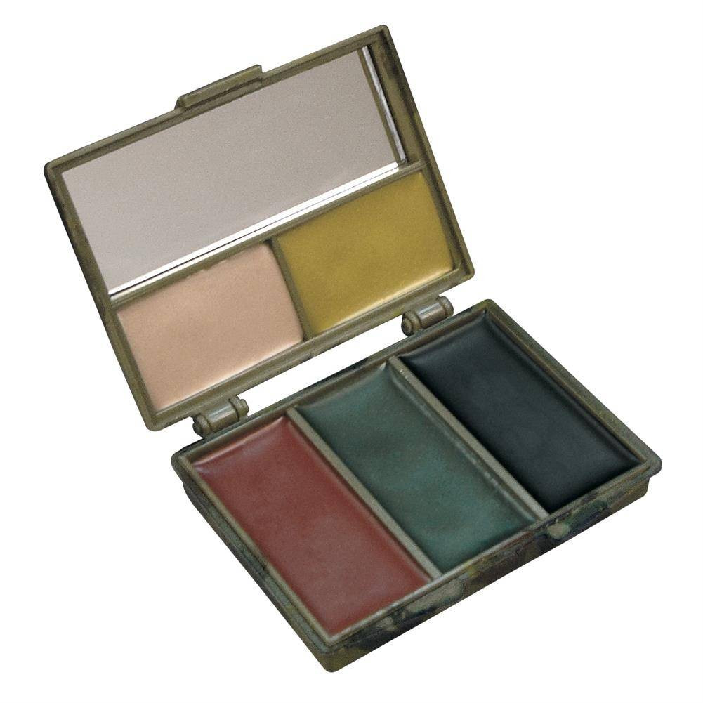 Rothco 5 Color Camo Grey Bark Face Paint Compact