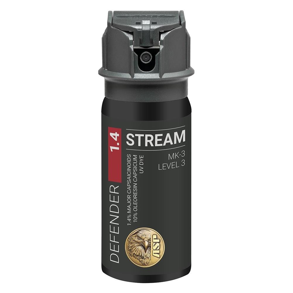 ASP Defender LE OC Pepper Spray, MK-3 Stream w/ UV, 1.4%