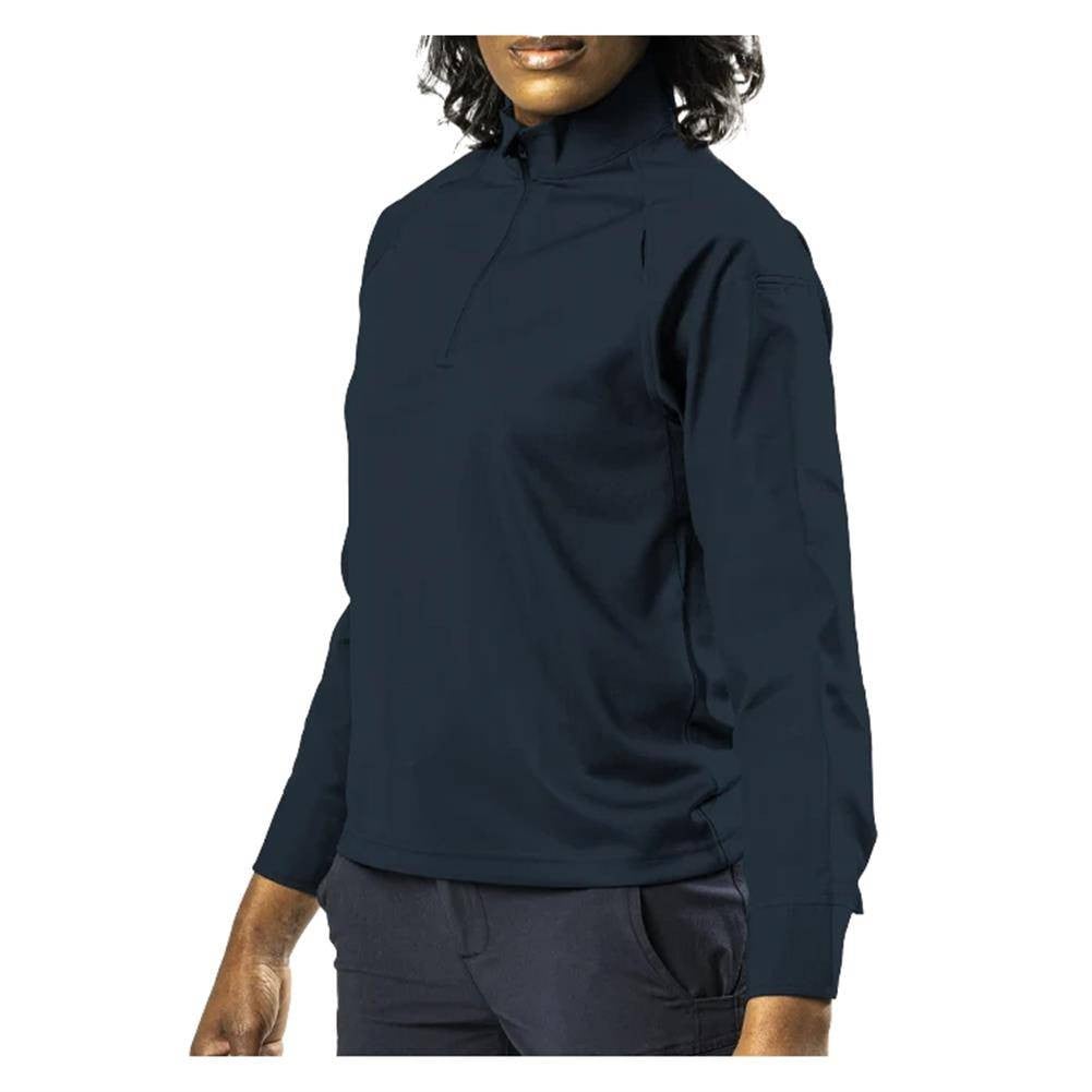 Elbeco UFX Bold Zip Mock Neck Long Sleeve Patrol Shirt