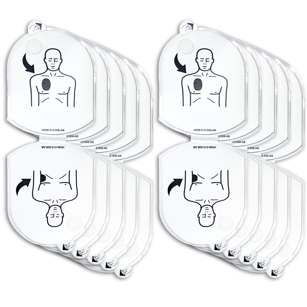 HeartSine AED Trainer Defibrillator Pads (Set of 10) - TRN-ACC-02