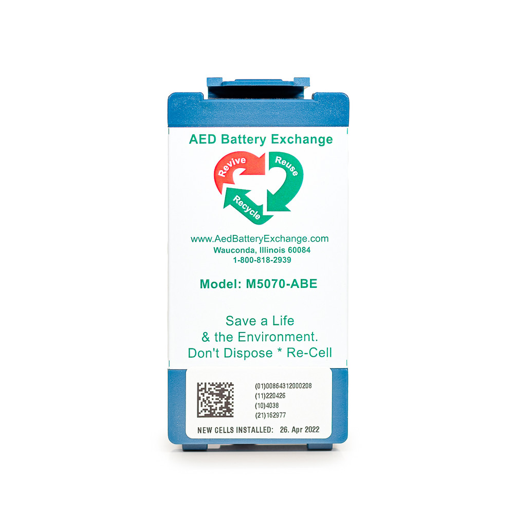 New Re-celled Replacement Battery for Philips FRx/OnSite/HS1 AED