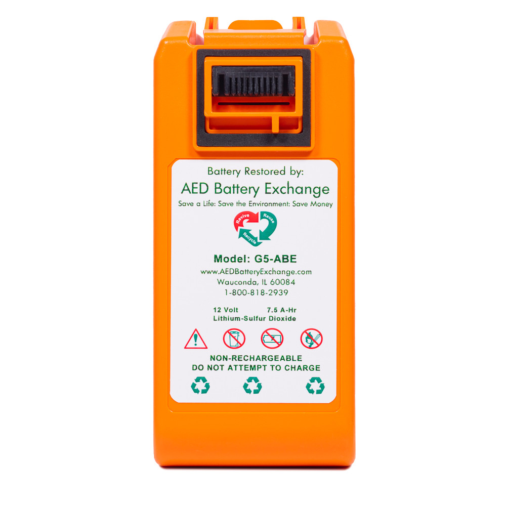 New Re-celled Replacement Battery for Powerheart G5 AED