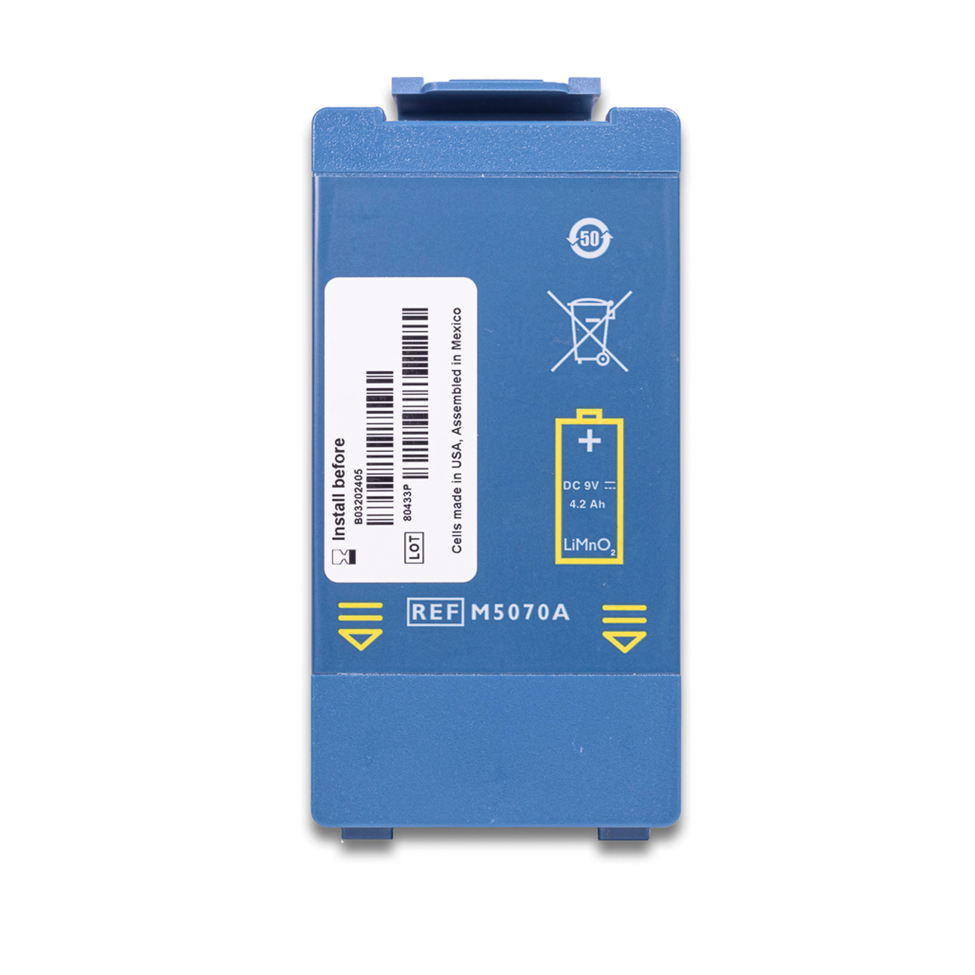 Philips FRx/OnSite/HS1 AED Replacement 4-Year Battery M5070A