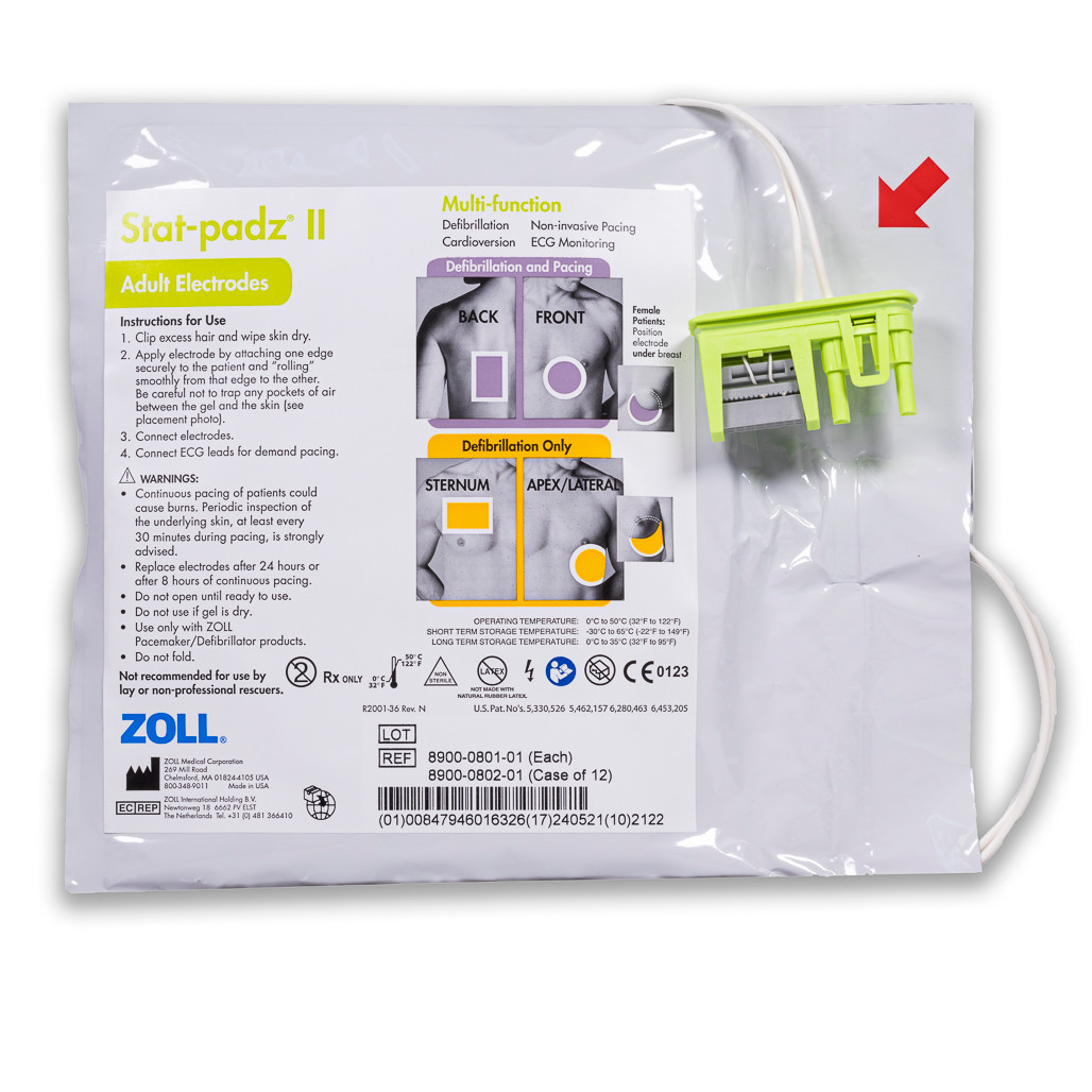 Zoll AED Stat Padz II - Enerspect Medical Solutions