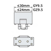 GE DZE/FDS 24V 150W Quartzine Projection Lamp