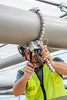 When the Pole or Pipe is too big, just add the extension.
Unique application solved by the Chain Pole Clamp and Reed Rigging. www.reedrigging.com