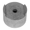 Two Interlocking tabs keep the adapter from rotating.
