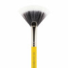 Bdellium Tools Studio Duo Fiber Fan Brush 925 (close up). Sold by Norcostco.