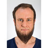 Kryolan Full Beard (Style 09237) in Brown. Sold by Norcostco.