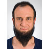 Kryolan Full Beard (Style 09237) in Black. Sold by Norcostco.
