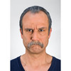 Kryolan Mustache Long (Style 09214) in Salt n Pepper. Sold by Norcostco.