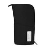 Bdellium Golden Triangle Stand Up Pouch in Black. Sold by Norcostco.