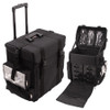 Sunrise Makeup Trolley Case, Black Nylon
