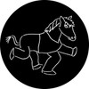 Comedy Horse - Rosco Gobo #76585