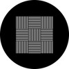 Striped 9 Square - Rosco Gobo #78578