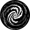 Particle Spiral - Rosco Glass Gobo #82741