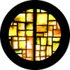 Amber Squares - Rosco Color Glass Gobo #86752