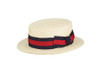 Italian Straw Boater/Skimmer